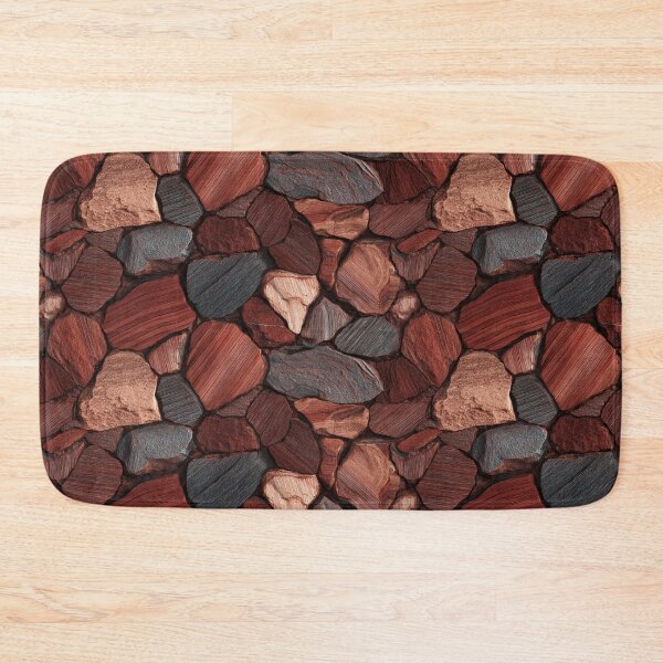 Item preview, rust red earth mineral striated stone designed and sold by EarthenEmbers.