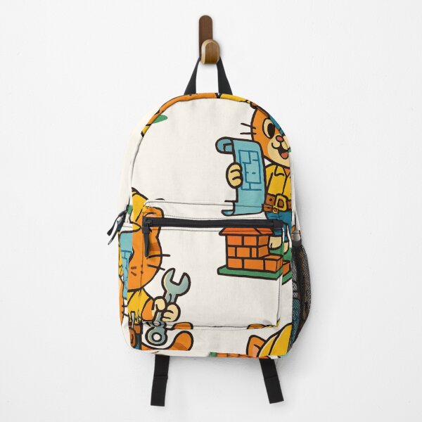 Item preview, Cute Engineer Cat – Funny Construction Cartoon Design designed and sold by HoopeStylee.