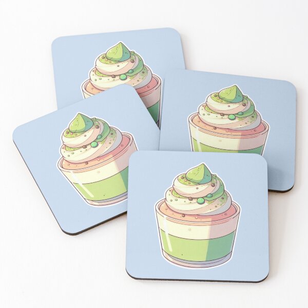 Item preview, Kawaii Matcha Dessert – Cute Japanese Anime Manga Style Sweets designed and sold by Sugar Wisdom .