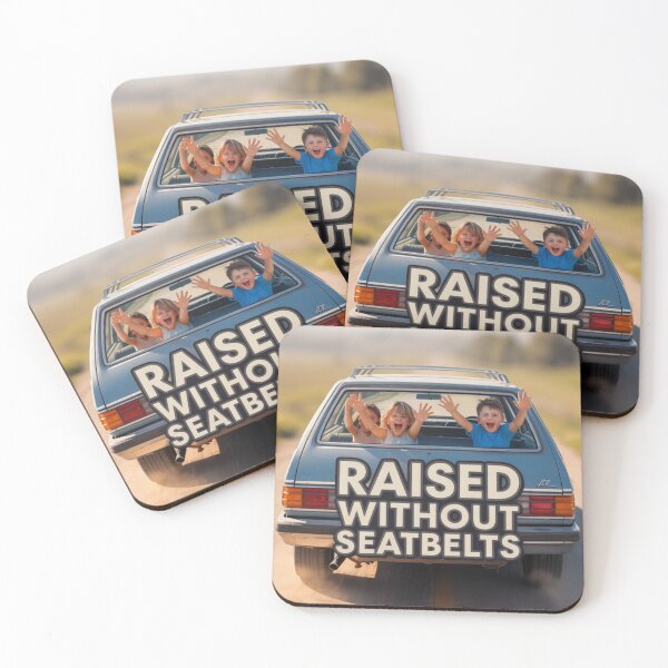 Item preview, Raised Without Seatbelts – Gen-X Humor designed and sold by GENX-AUTISM-DAD.