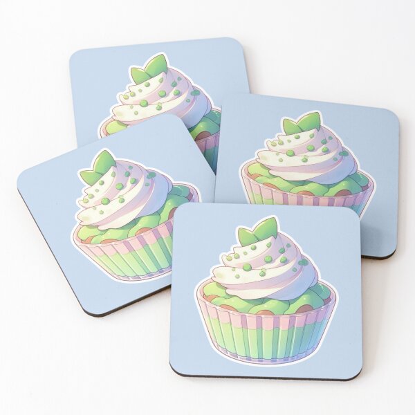 Item preview, Kawaii Matcha Dessert – Cute Japanese Anime Manga Style Sweets designed and sold by Sugar Wisdom .