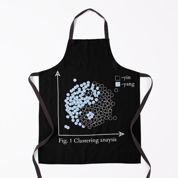 Item preview, Data science statistics funny yin and yang graph designed and sold by indiVisibl.