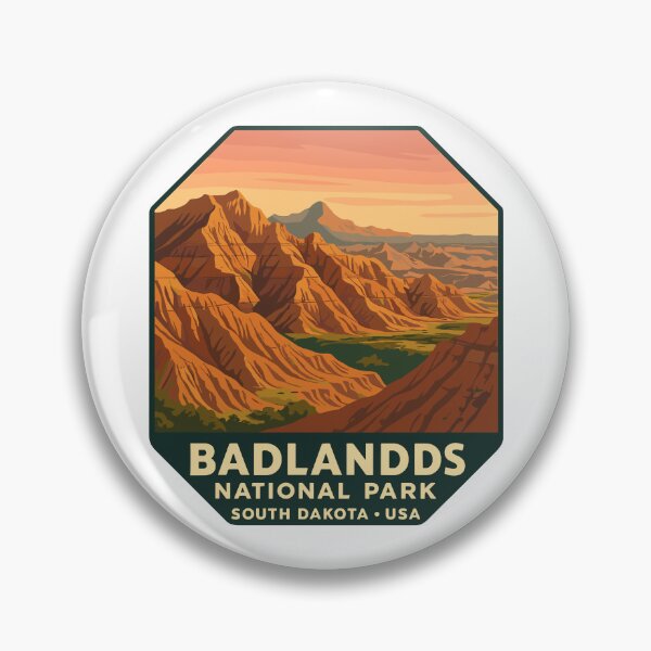 Item preview, Badlands National Park South Dakota Sticker designed and sold by Ismeal Von.