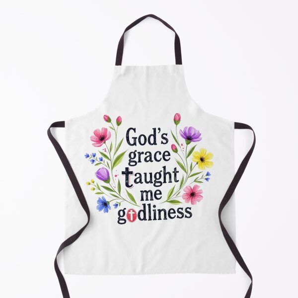 Item preview, God's Grace Taught Me Godliness designed and sold by Faithloveshop.