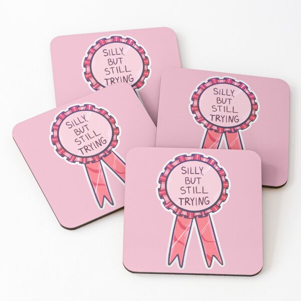 Item preview, Silly, but still trying. Pink beige designed and sold by feannaart.