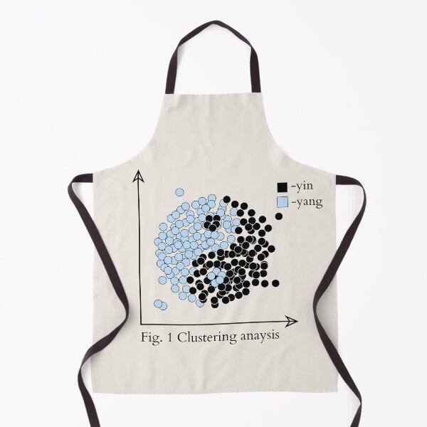 Item preview, Data science statistics funny yin and yang graph designed and sold by indiVisibl.