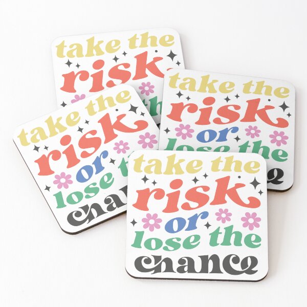 Item preview, Take Risk Or Lose the Chance – Motivational Quote designed and sold by artcultreone.