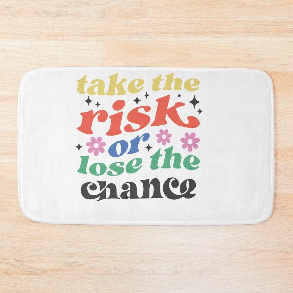Item preview, Take Risk Or Lose the Chance – Motivational Quote designed and sold by artcultreone.