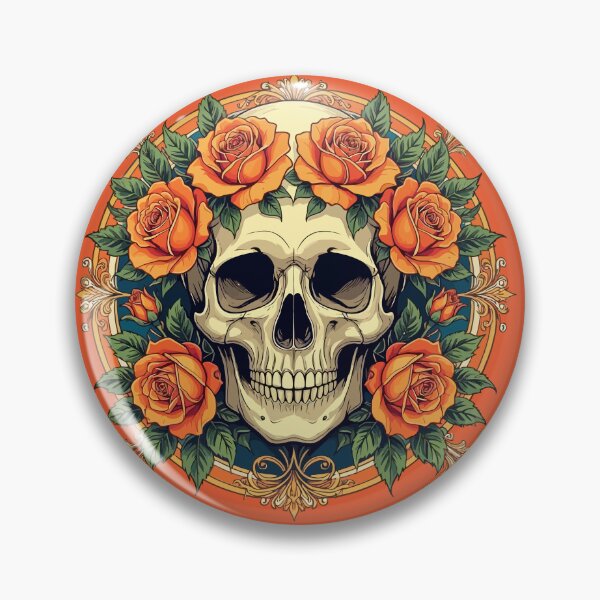 Item preview, Orange Roses And Cranium designed and sold by taiche.