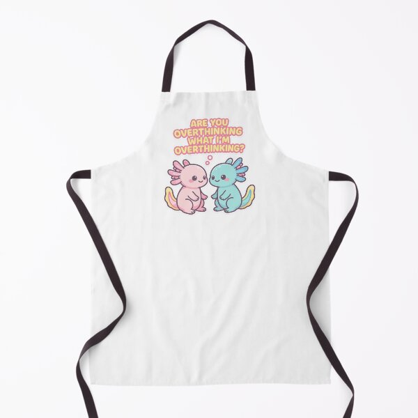 Item preview, Kawaii Axolotl Are You Overthinking What I'm Overthinking – Funny Overthinker Cute Design designed and sold by Lunaria Arts.