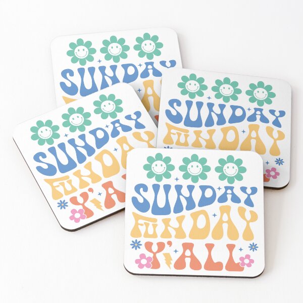 Item preview, Sunday Funday Y’all – Fun Weekend Quote designed and sold by artcultreone.