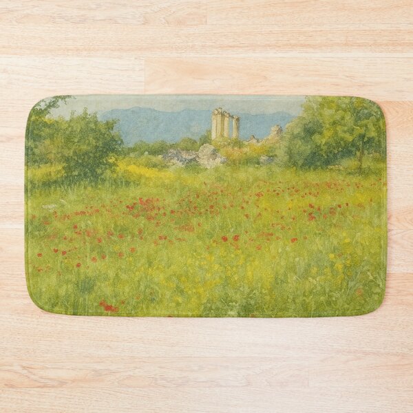 Item preview, Poppies Among the Ruins, Aphrodisias - Aydın, Turkey designed and sold by PixelPastoral.