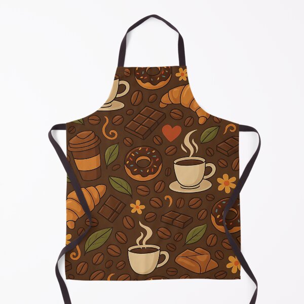 Item preview, Seamless Coffee and Pastry Pattern – Cozy Café Vibes designed and sold by BloomOfDesign.