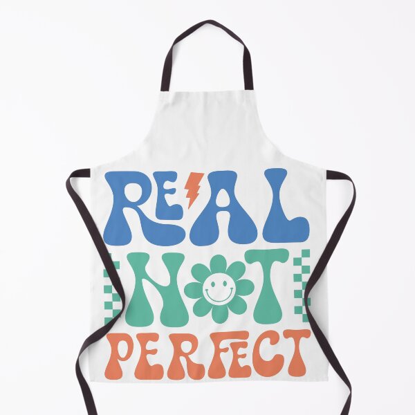 Item preview, Real Not Perfect – Self Love and Authenticity Quote designed and sold by artcultreone.