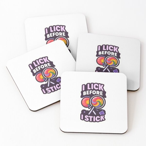 Artikelvorschau, Ich lecke, bevor ich Lutscher stecke Sticker entworfen und verkauft von RobinDoodles.