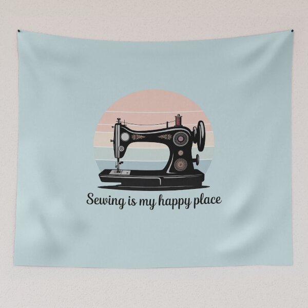 Item preview, Sew hobby - Sewing Is My Happy Place designed and sold by WikaKowalczyk.