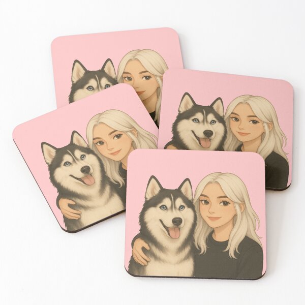 Item preview, A girl and her Husky Best Friend against the world.  designed and sold by Together-in-calm.