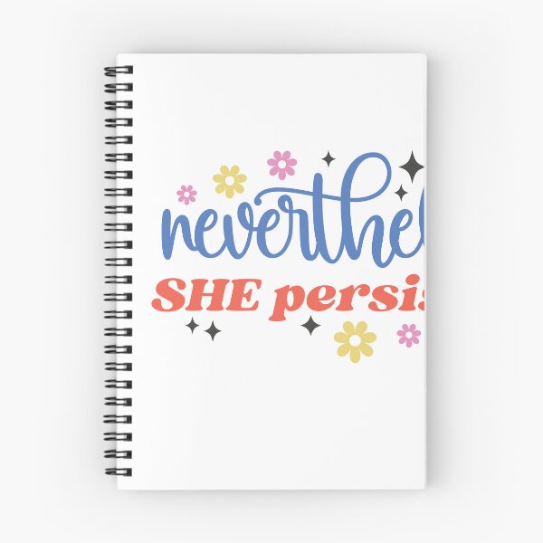 Item preview, Nevertheless She Persisted – Empowering Feminist Quote designed and sold by artcultreone.