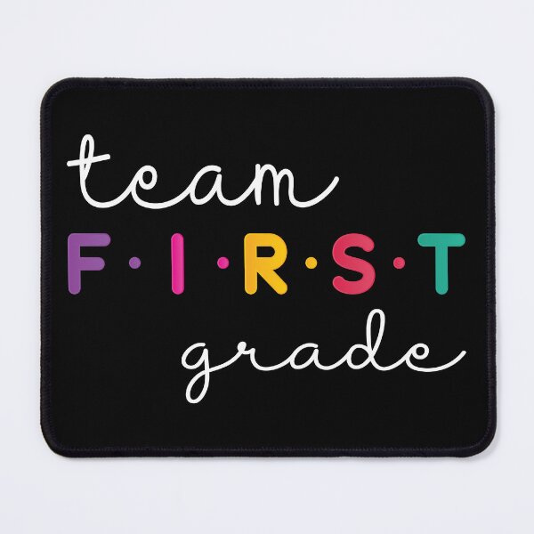 Item preview, Colorful Team First Grade Teacher Student Unity Spirit designed and sold by Lilly4Art.