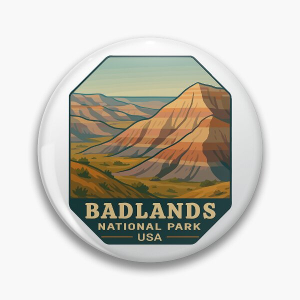 Item preview, Badlands National Park South Dakota Sticker designed and sold by Ismeal Von.