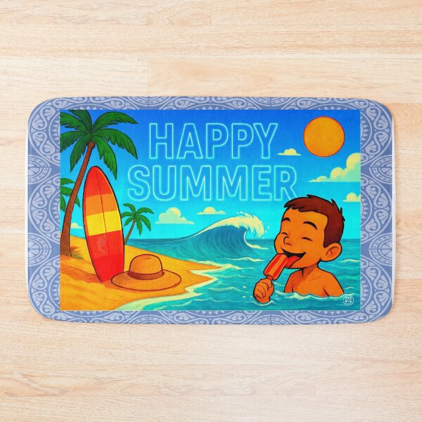 Item preview, Happy Summer designed and sold by KRISS DEL - STUDIO.
