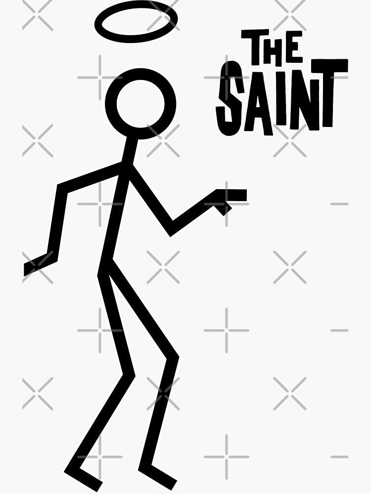 THE SAINT 1 Sticker for Sale by sorellarium13