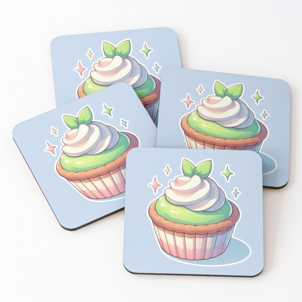 Item preview, Kawaii Matcha Dessert – Cute Japanese Anime Manga Style Sweets designed and sold by Sugar Wisdom .