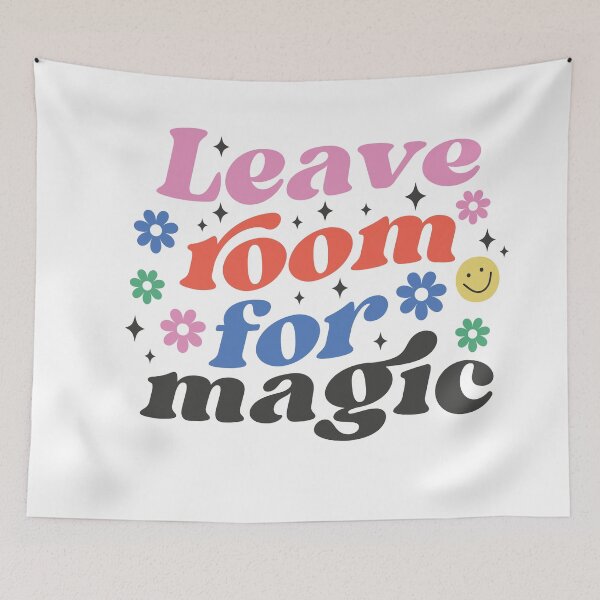 Item preview, Leave Room For Magic – Inspirational Positive Quote designed and sold by artcultreone.
