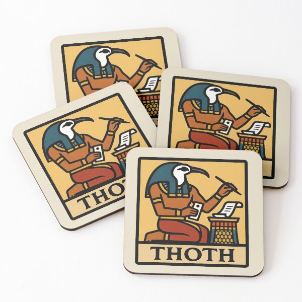 Item preview, Ancient Egyptian Thoth -- Ibis-Headed Scribe of Wisdom designed and sold by Myra365Art.