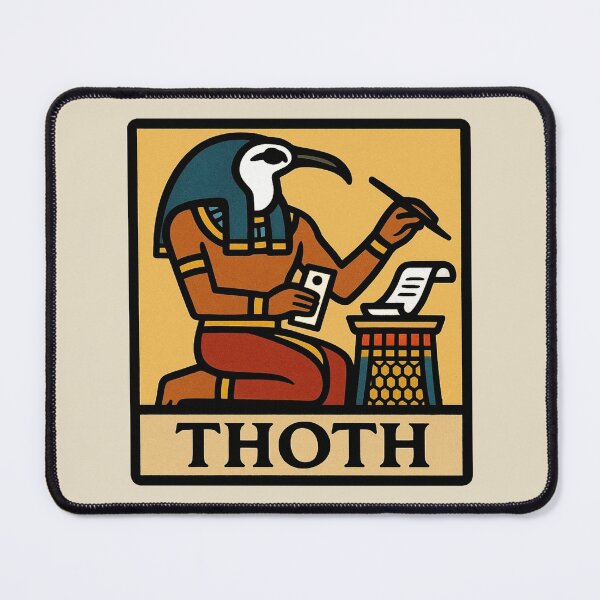 Item preview, Ancient Egyptian Thoth -- Ibis-Headed Scribe of Wisdom designed and sold by Myra365Art.