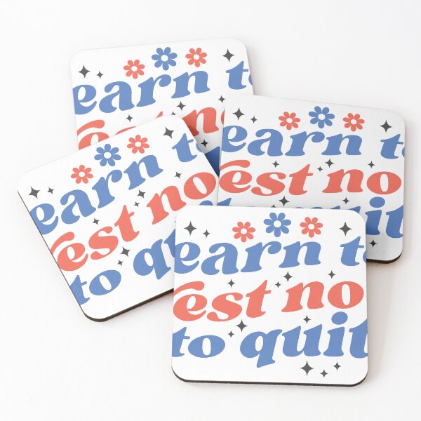 Item preview, Learn To Rest Not To Quit – Motivational Resilience Quote designed and sold by artcultreone.
