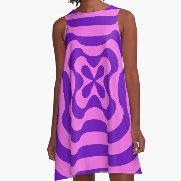 Item preview, Colorful Retro Gradated Op Art Pattern Pink and Purple designed and sold by tonymagnerart.