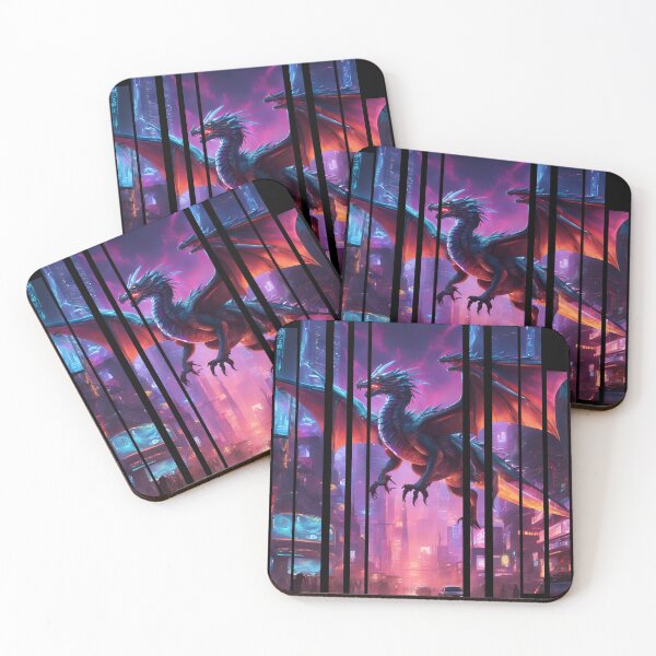 Item preview, Cyber neon City Dragon 2 designed and sold by Neon G.