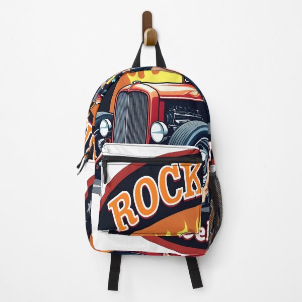 Item preview, Rockabilly Rebel Rules Music Hot Rod Pin Up Girl designed and sold by shoppingtshirts.