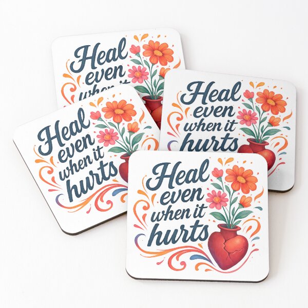 Item preview, Heal even when it hurts Relatable emotion designed and sold by FoxyJags.