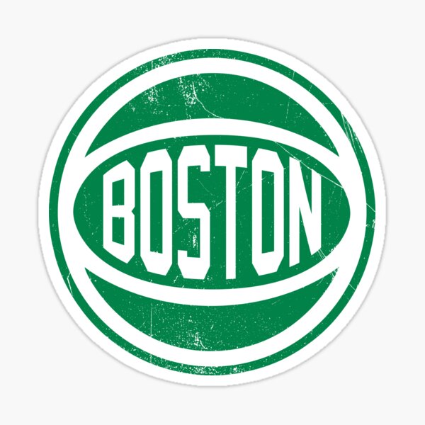 Boston retro Ball 2 Sticker