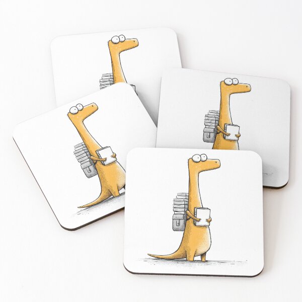 Item preview, Cute Dinosaur Student – Funny College Gift for Book Lovers designed and sold by PhotoRK.