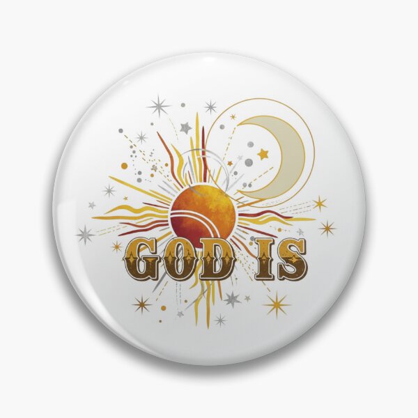 Item preview, God Is Sun, Moon & Stars Art  designed and sold by Faithloveshop.