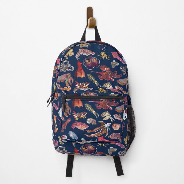Item preview, CEPHALOPODS (light navy blue) designed and sold by BEATRIZ ABAITUA.