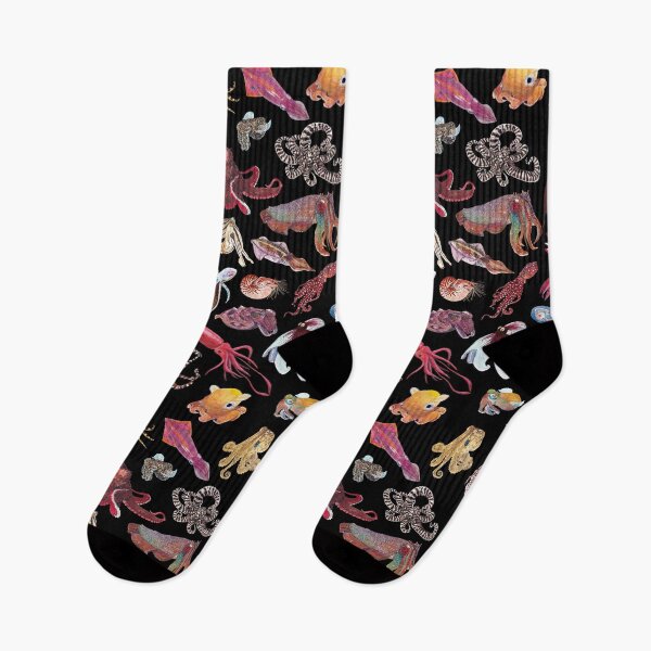 Item preview, CEPHALOPODS (black) designed and sold by BEATRIZ ABAITUA.