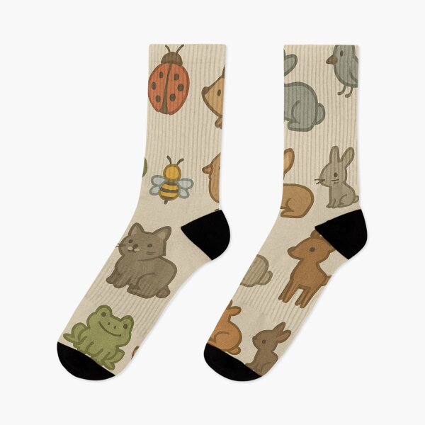 Item preview,  Small  critters Patterns, beige background designed and sold by Itzjustlife.