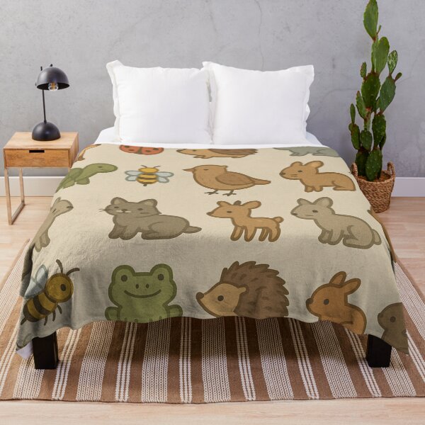 Item preview, Small critters Patterns, beige background designed and sold by Itzjustlife.
