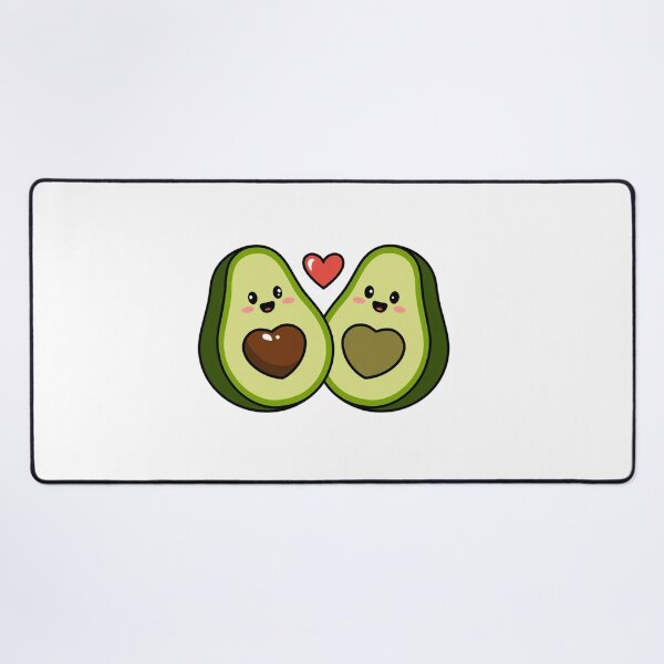 Item preview, Cute avocados with heart love kawaii designed and sold by SOUFIANE1991.