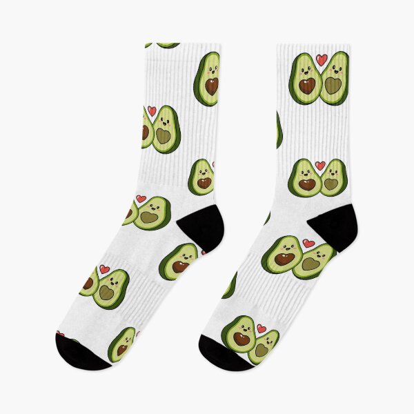 Item preview, Cute avocados with heart love kawaii designed and sold by SOUFIANE1991.
