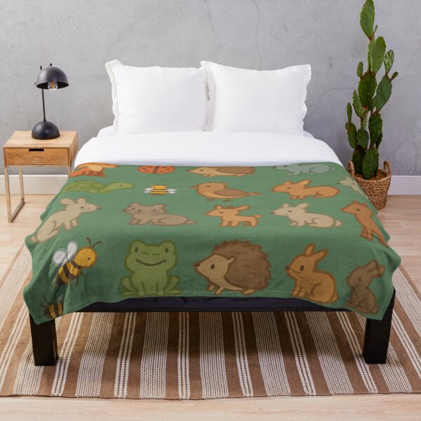 Item preview,  Small  critters Patterns, Green background designed and sold by Itzjustlife.