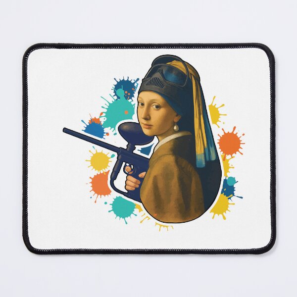 Item preview, Girl with a Pearl… and a Paintball Gun designed and sold by James Faber.