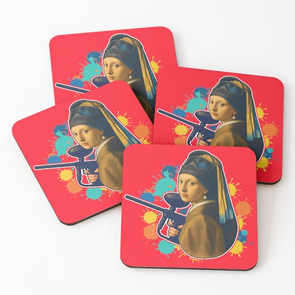 Item preview, Girl with a Pearl… and a Paintball Gun designed and sold by James Faber.