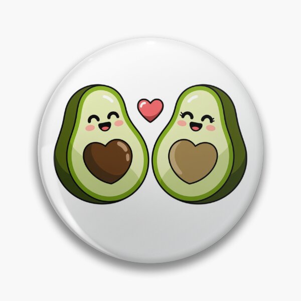 Item preview, Cute avocados with heart love kawaii designed and sold by SOUFIANE1991.