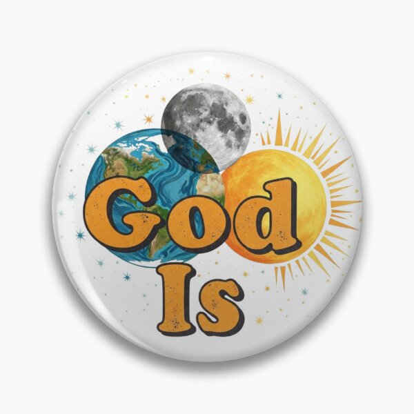 Item preview, God Is Earth, Sun & Moon Art  designed and sold by Faithloveshop.