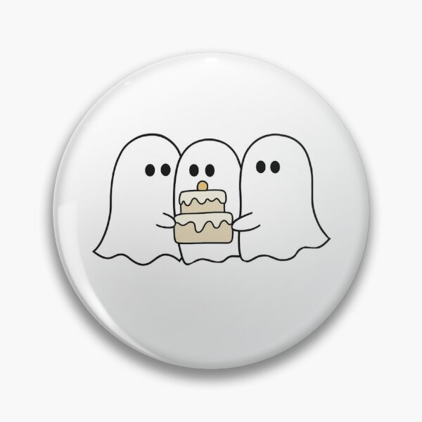 Item preview, Cute Ghost Trio Holding Cake designed and sold by Khamique.